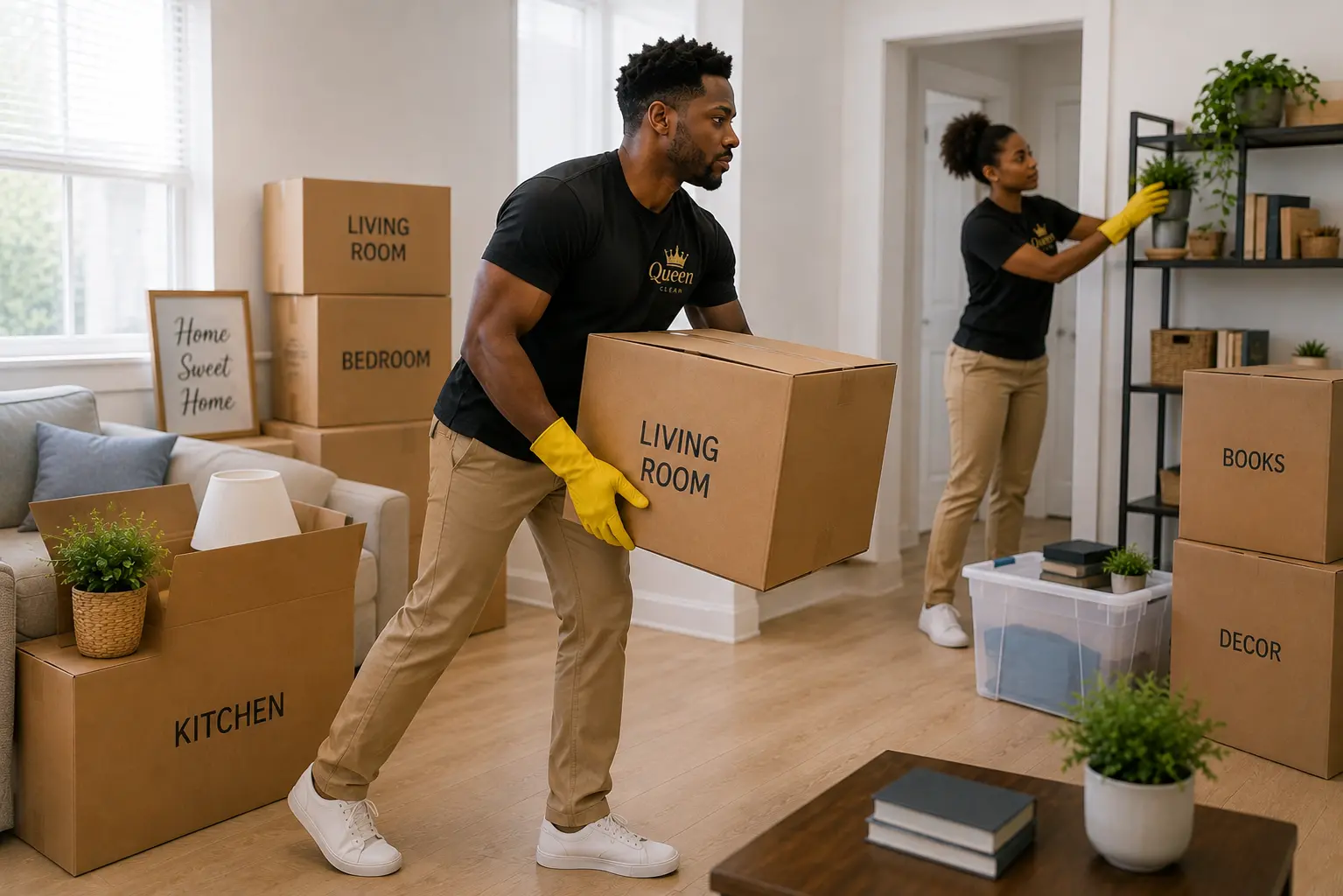 Move in and move out cleaning