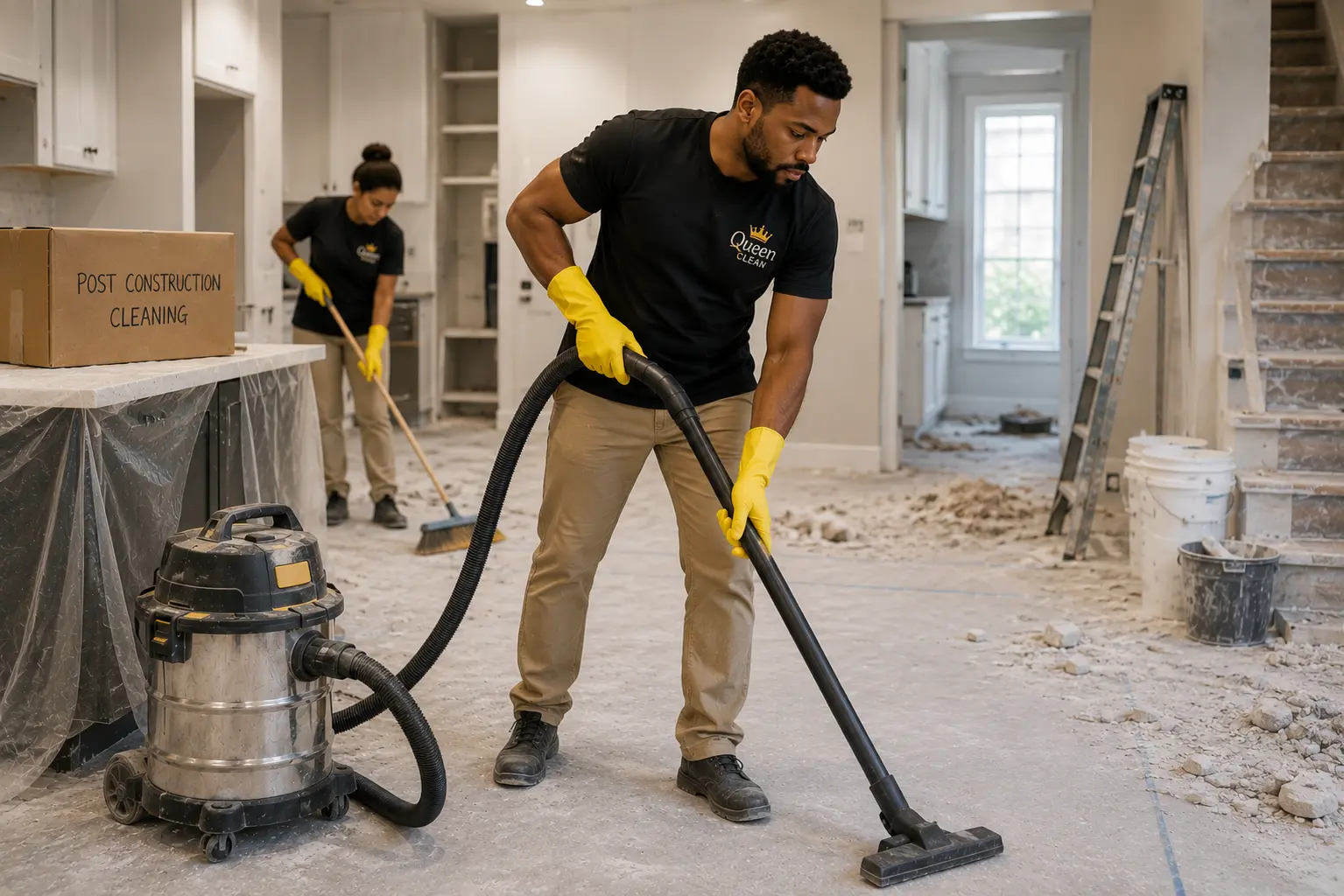 Post construction cleaning