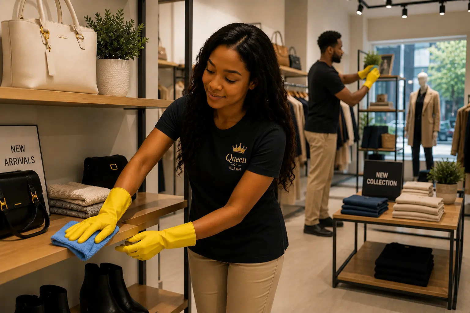 Retail store cleaning